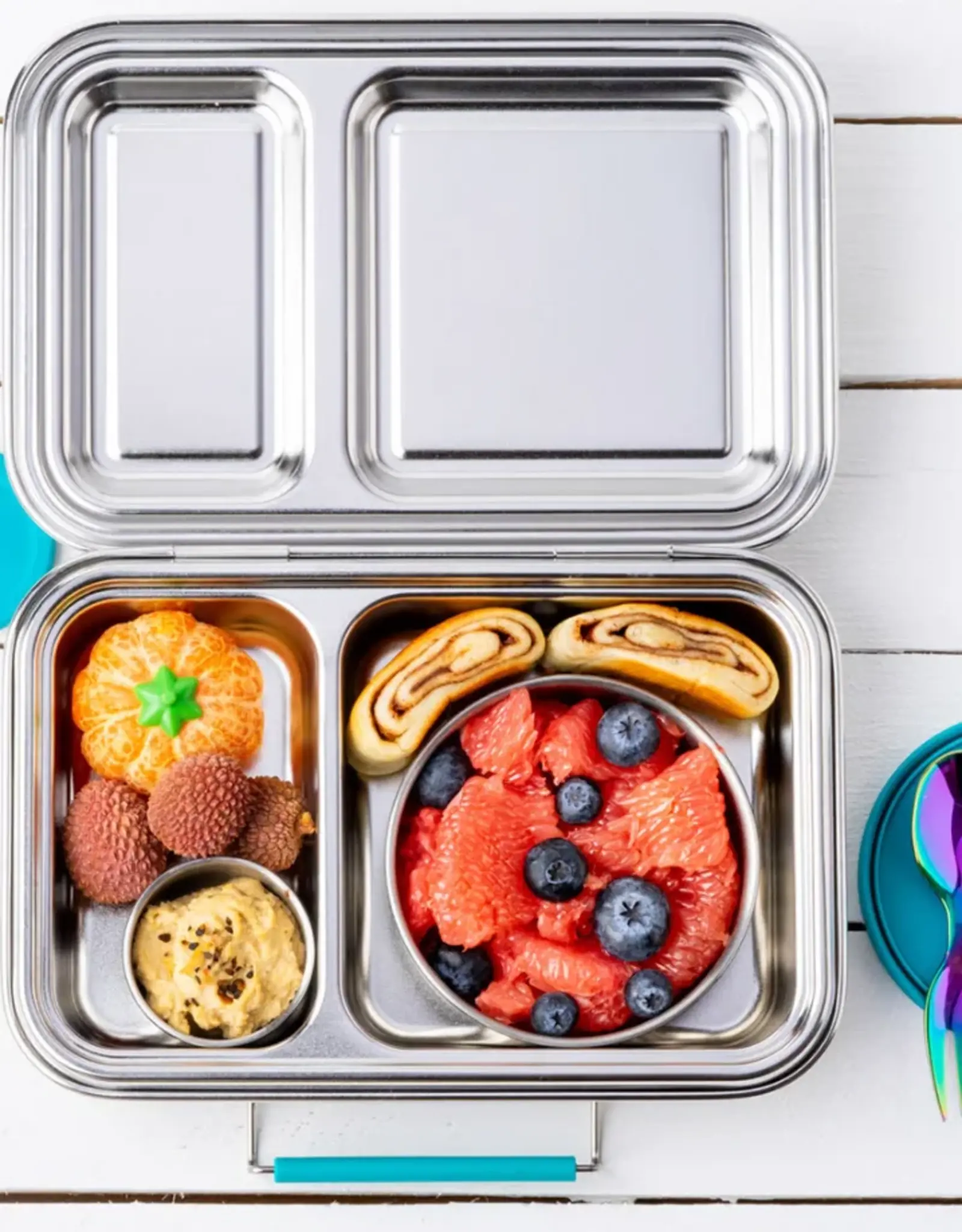 LEKKABOX Lekkabox Tin - RVS Dipbakje 180 ml