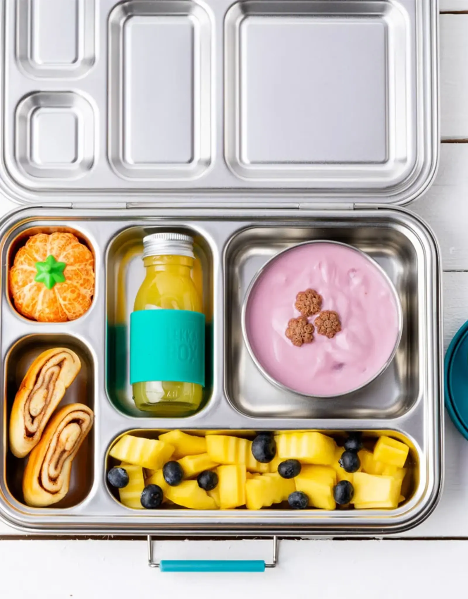 LEKKABOX Lekkabox Tin - RVS Dipbakje 180 ml