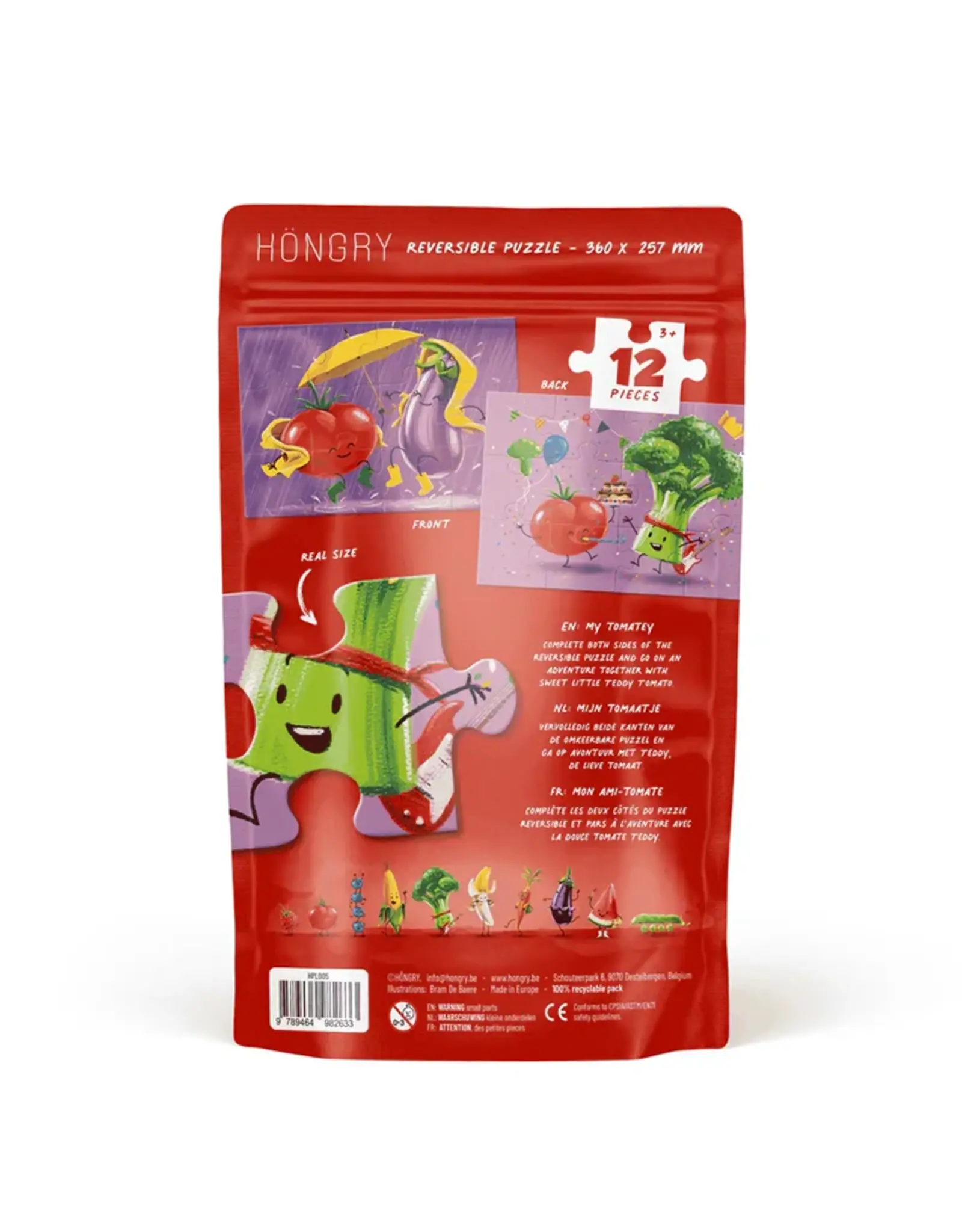 Hongry Höngry - Puzzel 12 stukken - Mijn tomaatje
