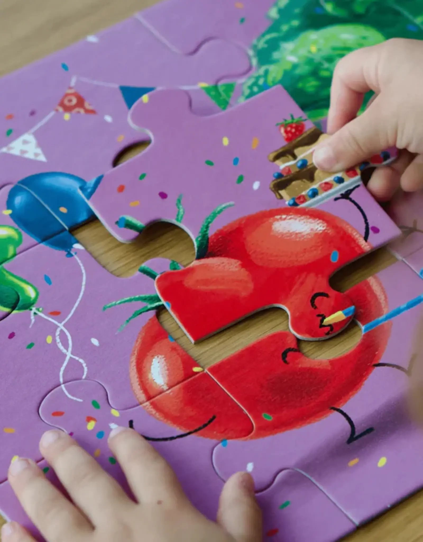 Hongry Höngry - Puzzel 12 stukken - Mijn tomaatje