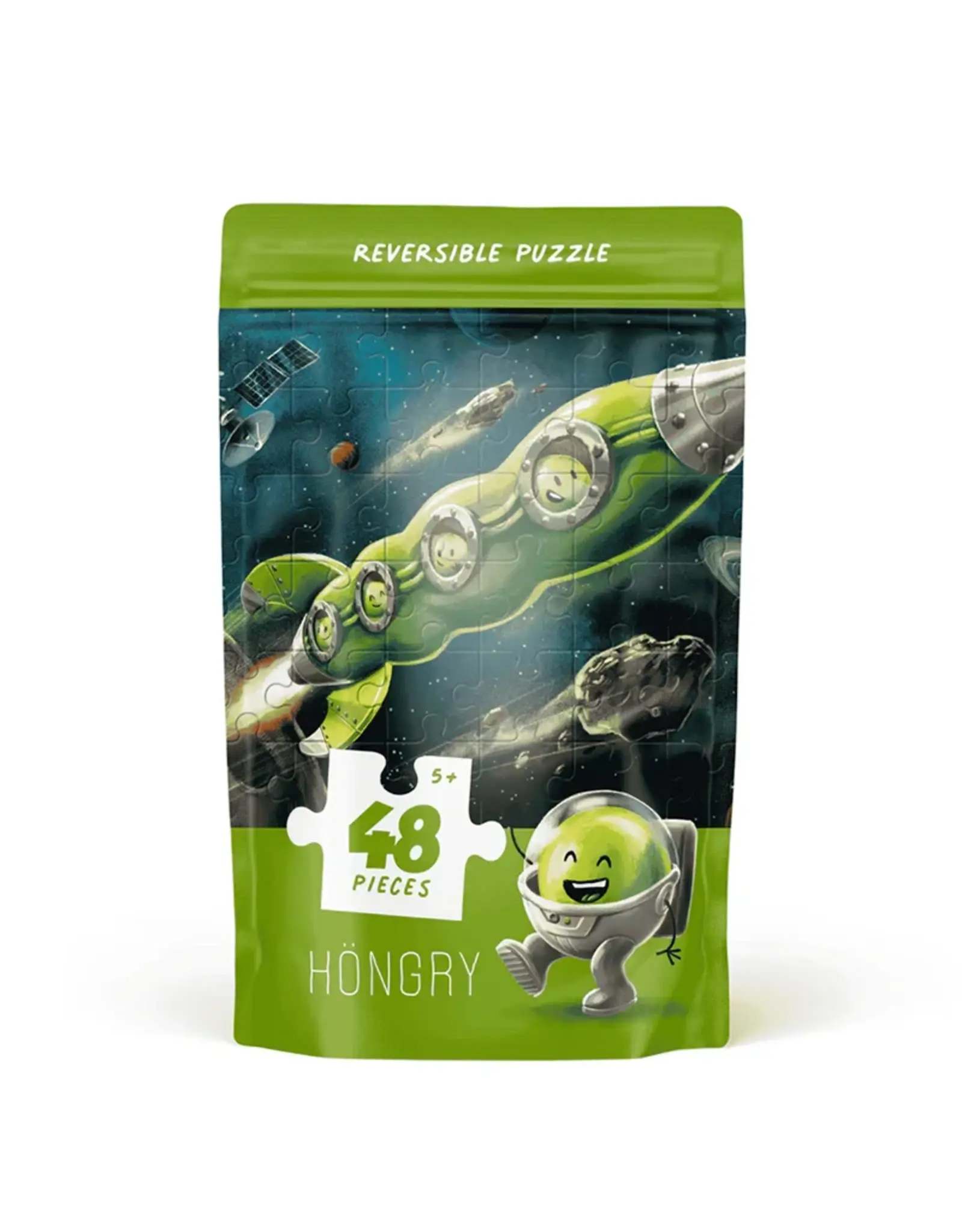 Hongry Höngry - Puzzel 48 stukken - Ruimte erwtjes