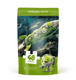 Hongry Puzzel 48 stukken - Ruimte erwtjes