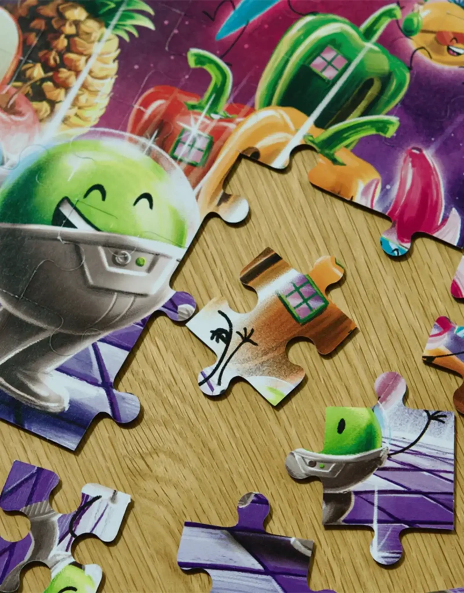 Hongry Höngry - Puzzel 48 stukken - Ruimte erwtjes