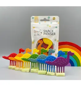 Pieksi und Griffel Prikkers Piekse Regenboog Dino's - Set van 7