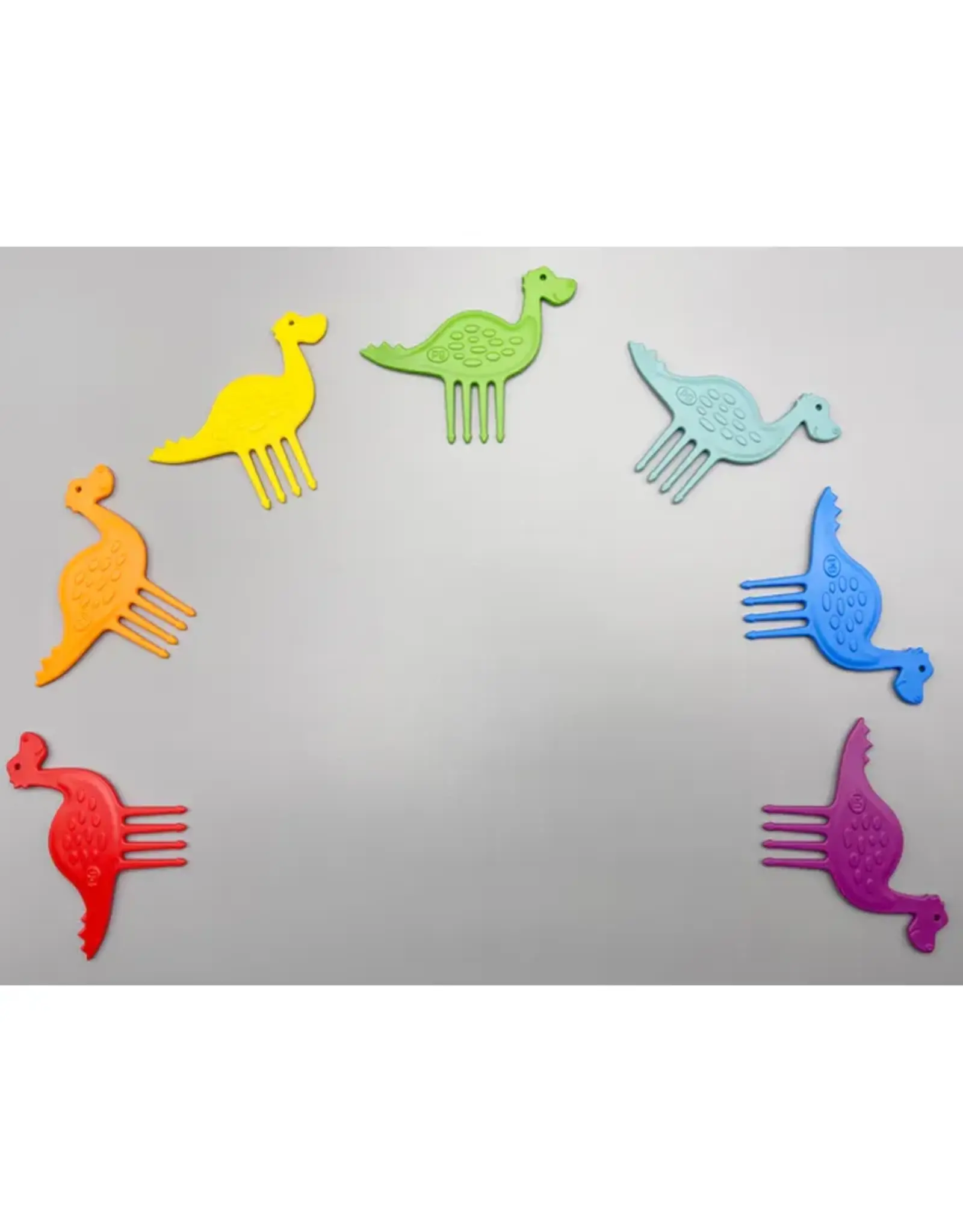 Pieksi und Griffel Prikkers Piekse Regenboog Dino's - Set van 7