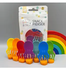 Pieksi und Griffel Prikkers Piekse Regenboog Octopussen - Set van 7