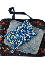 Yumbox Yumbox Prêt RVS 4-vakken - Paris Blauw Glitter