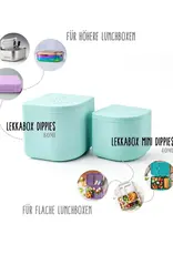 LEKKABOX Lekkabox Siliconen Mini Dipper 80ml - Set/2 Ocean