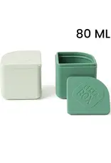 LEKKABOX Lekkabox Siliconen Dippotjes 80ml (set van 2) - Forest