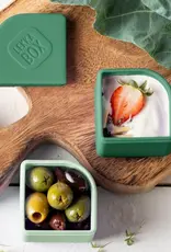 LEKKABOX Lekkabox Siliconen Dippotjes 80ml (set van 2) - Forest