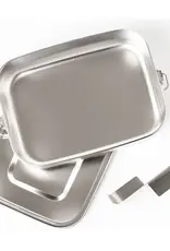 LEKKABOX Lekkabox Safe RVS Bentobox - 1400ml met flexibele verdeler
