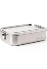 LEKKABOX Lekkabox Safe RVS Bentobox - 1400ml met 3 vakken