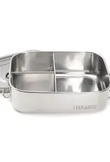LEKKABOX Lekkabox Safe RVS Bentobox - 1400ml met 3 vakken