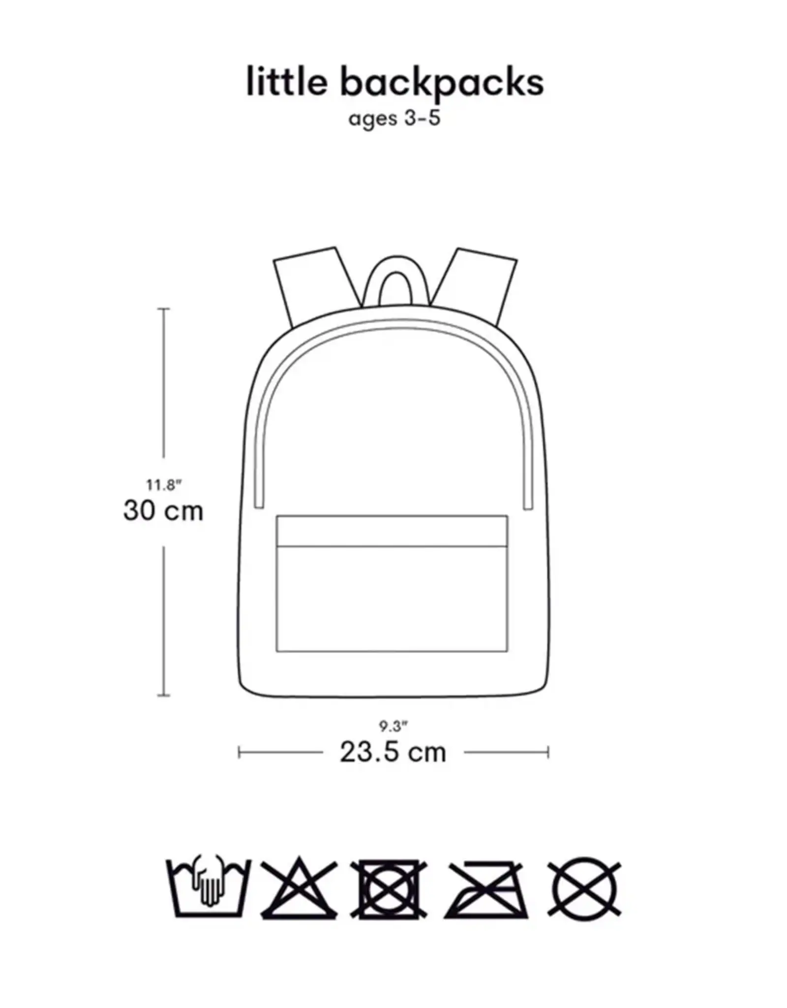 A Little Lovely Company Rugzakje - Dierenvriendjes
