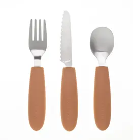 Kiddikutter KiddiKutter kinderbestekset - Peach