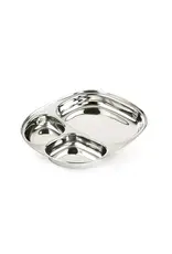 Joli monde Joli Monde - RVS kinderbord  - 3 vakjes  - mini