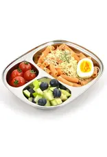 Joli monde Joli Monde - RVS kinderbord  - 3 vakjes  - mini