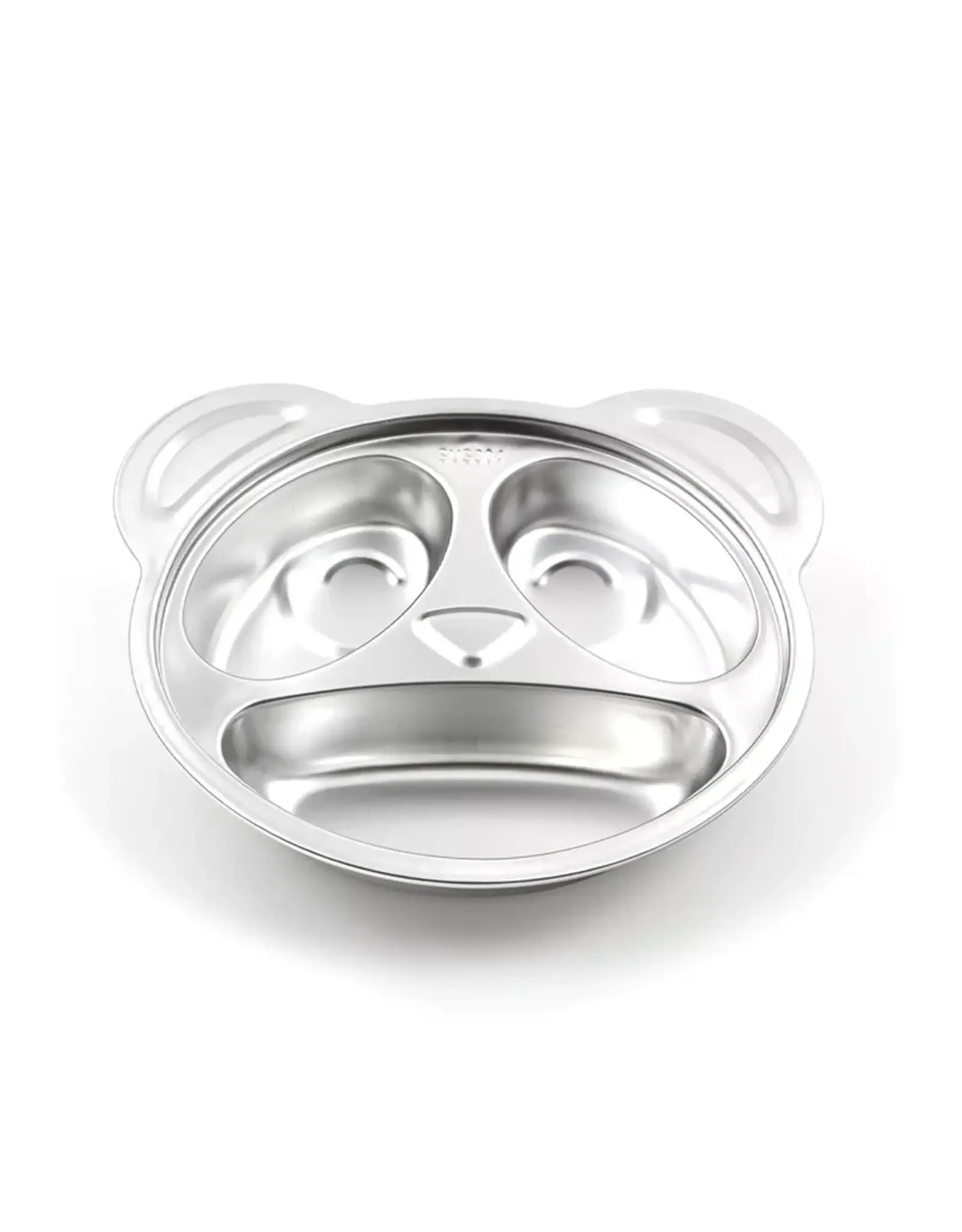 Joli monde Joli Monde - RVS kinderbord Panda - 3 vakjes