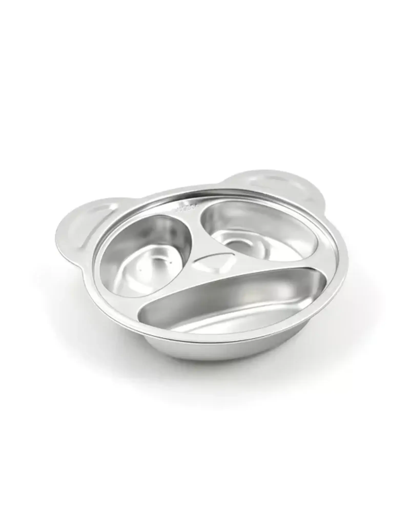 Joli monde Joli Monde - RVS kinderbord Panda - 3 vakjes