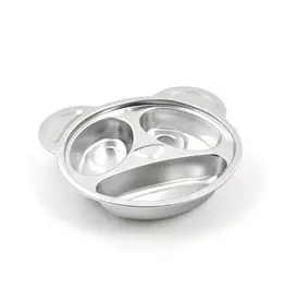 Joli monde RVS kinderbord Panda - 3 vakjes