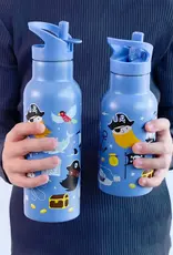 A Little Lovely Company Set dop, rietje & borstel - 350/500 ml - Piraten