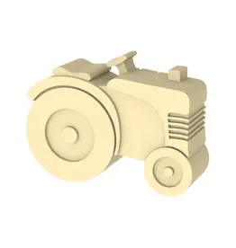 Blafre Lunchbox Traktor - Geel