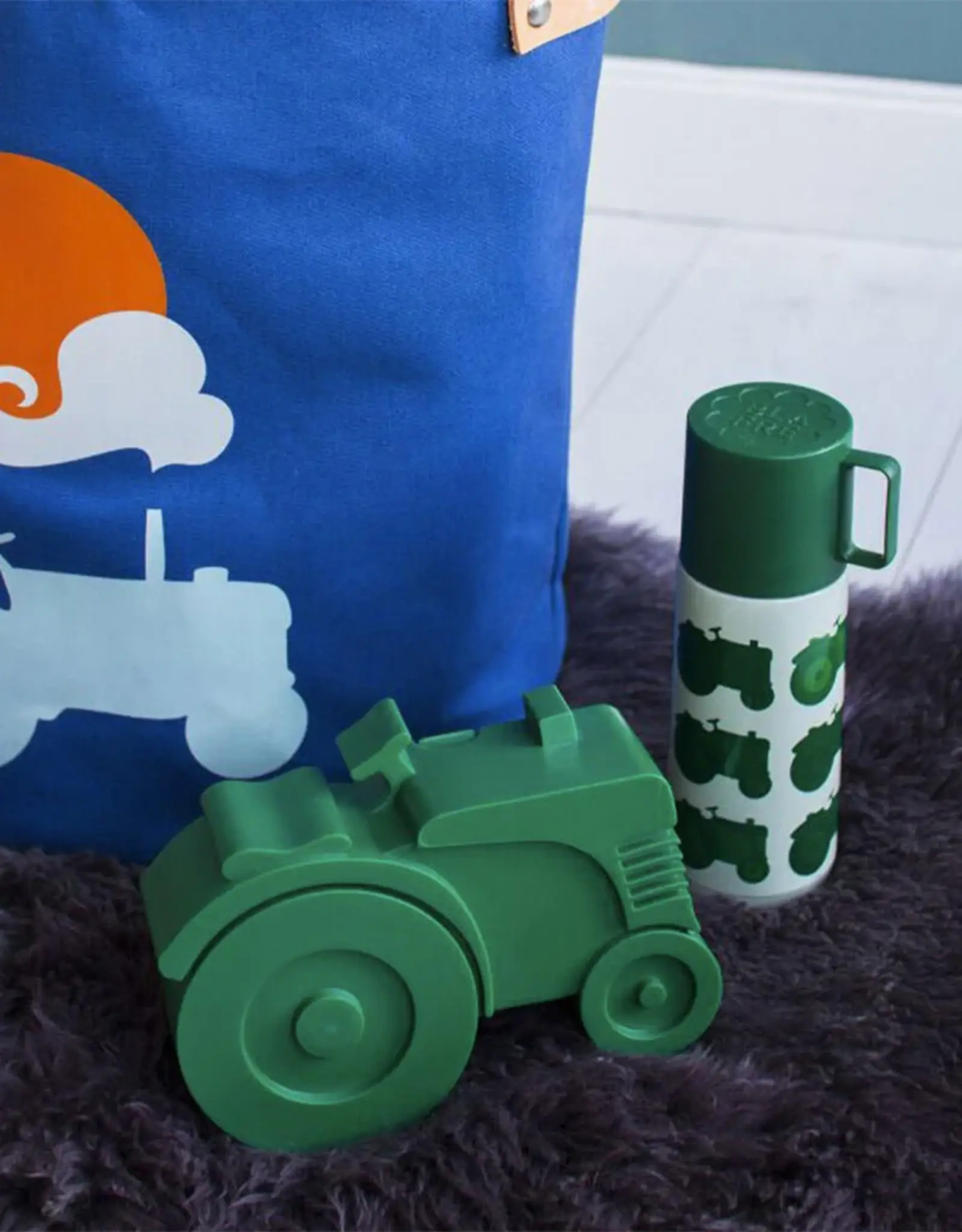 Blafre Blafre - Lunchbox Traktor - Groen