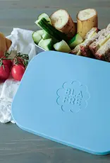 Blafre Blafre - RVS Bentobox met 3 vakken - Blauw