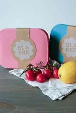 Blafre Blafre - RVS Bentobox met 3 vakken - Roos