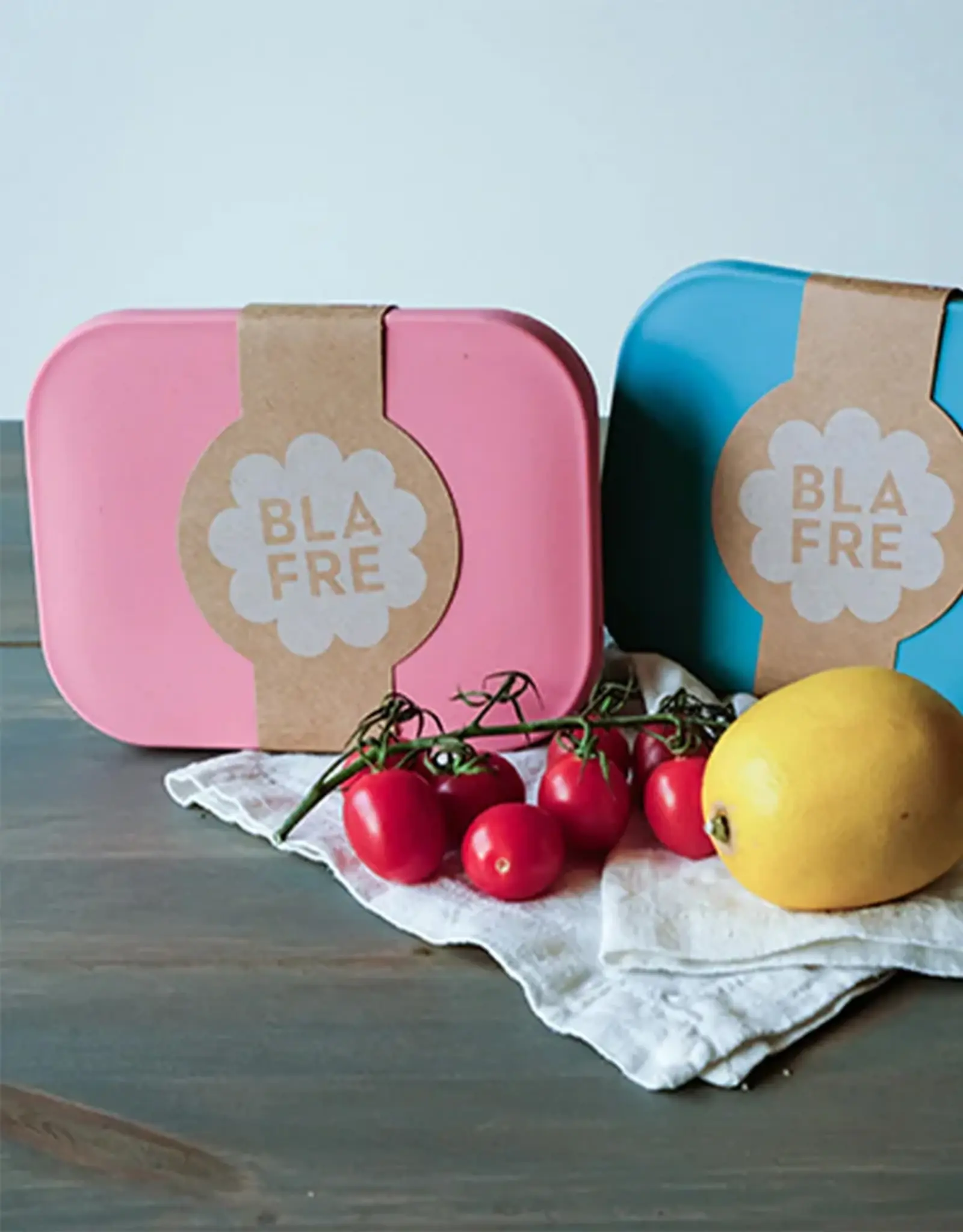 Blafre Blafre - RVS Bentobox met 3 vakken - Roos