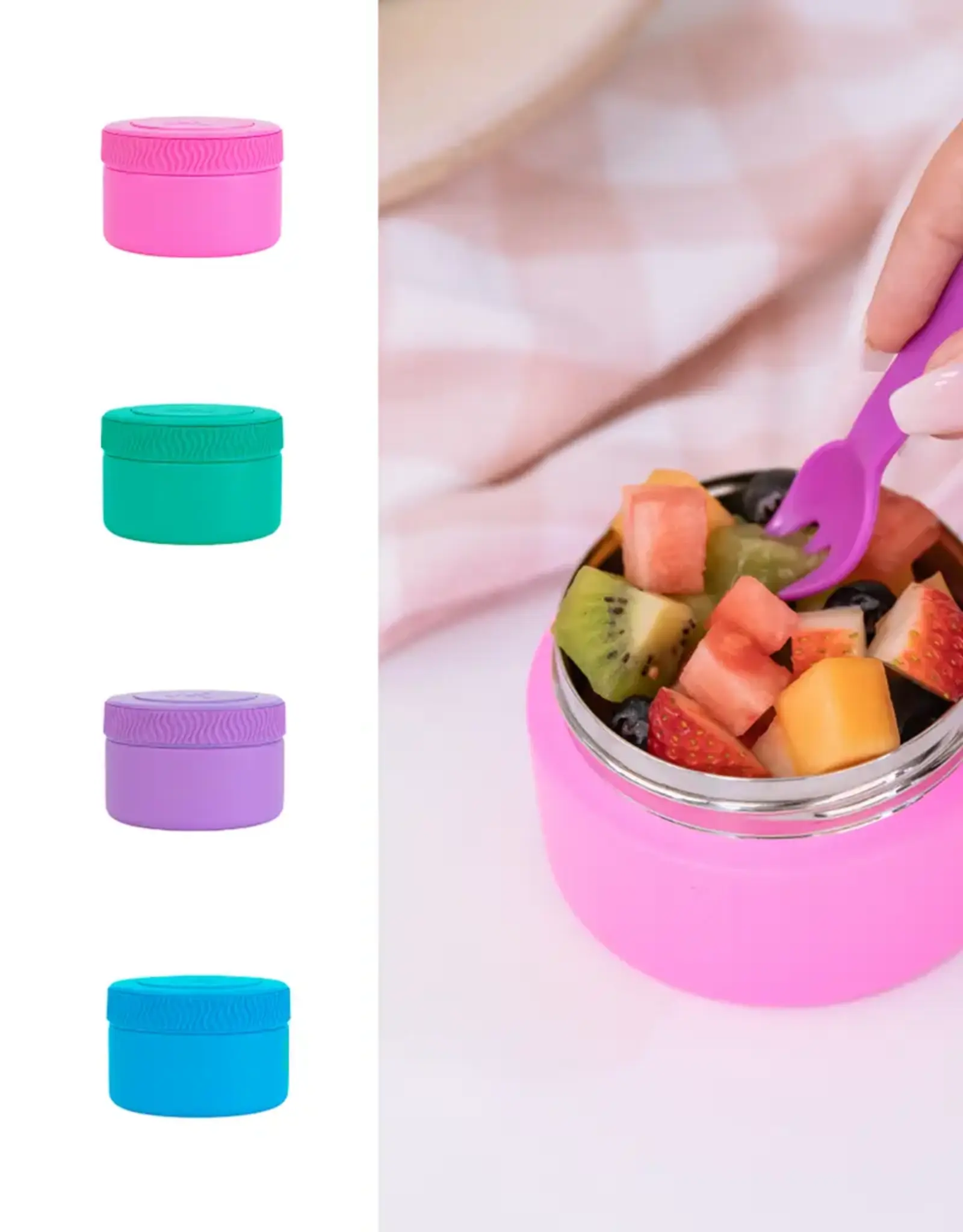 Montii Montii Thermische Voedselbeker MINI - Lila