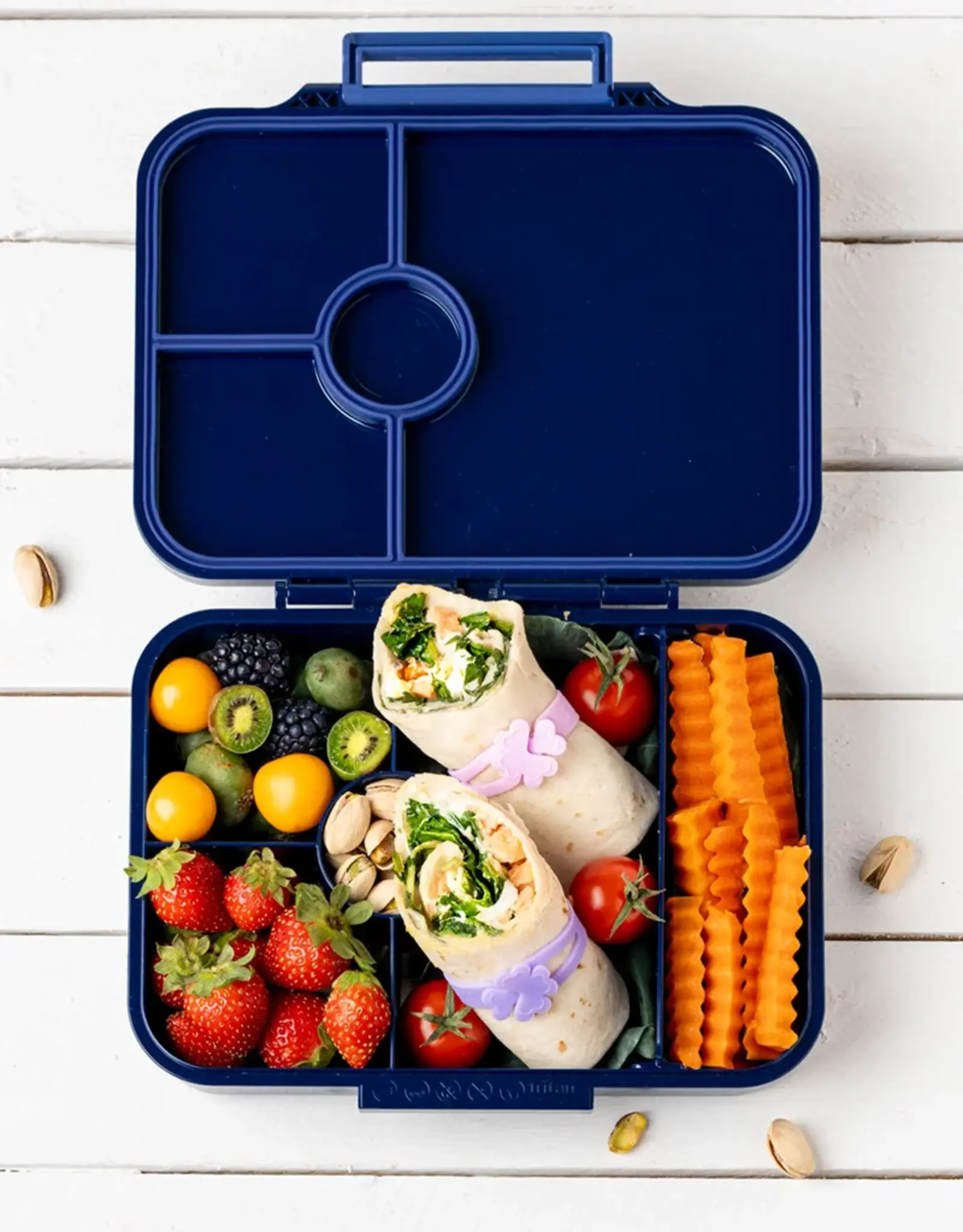 LEKKABOX Lekkabox Classic - Lunchbox met 4 vakken - Cosmic