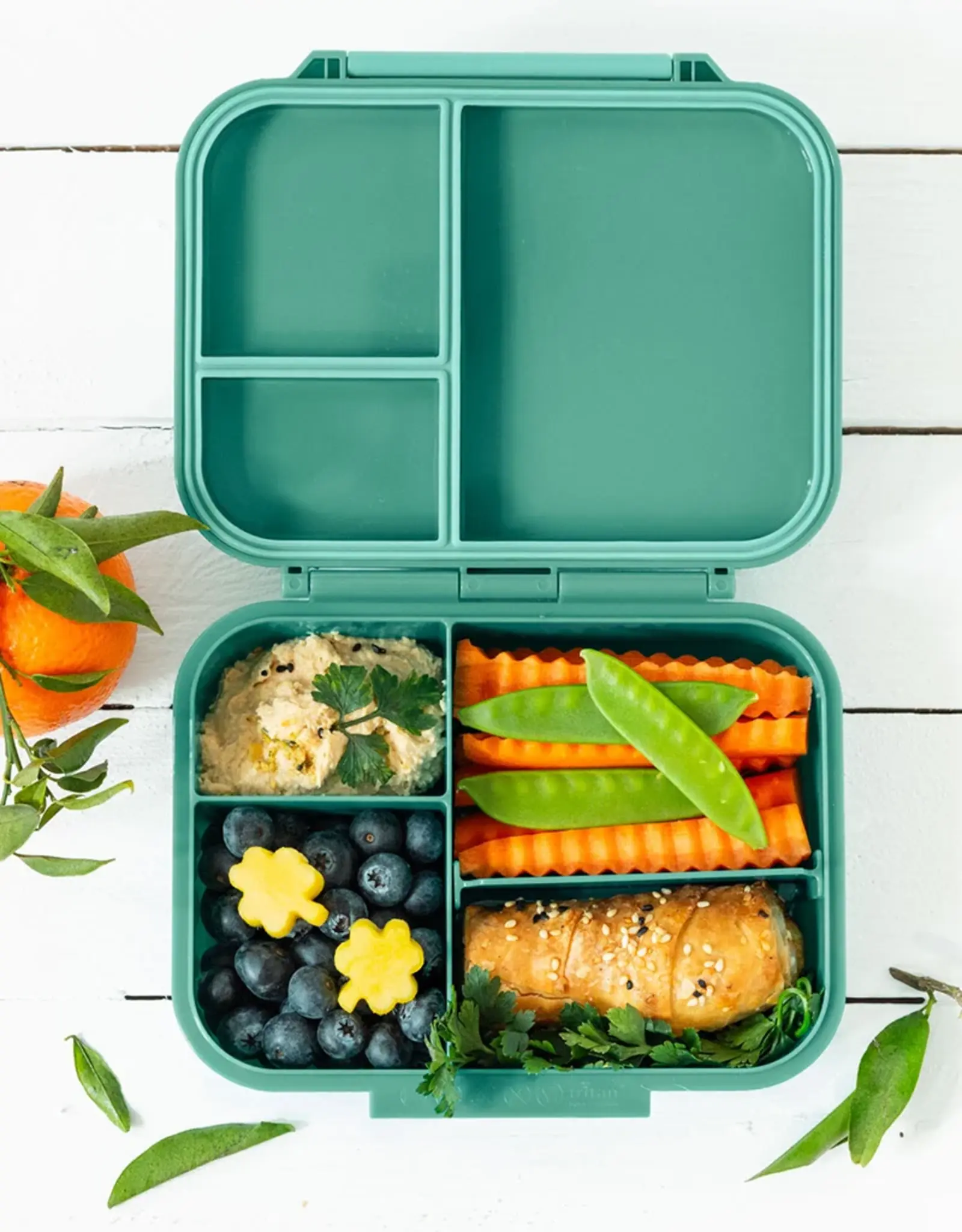 LEKKABOX Lekkabox Classic Mini - Lunchbox met 3 vakken - Forest