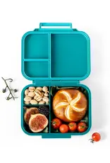 LEKKABOX Lekkabox Classic Mini - Lunchbox met 3 vakken - Petrol