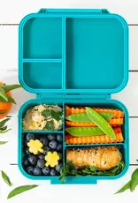 LEKKABOX Lekkabox Classic Mini - Lunchbox met 3 vakken - Petrol