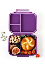 LEKKABOX Lekkabox Classic Mini - Lunchbox met 3 vakken - Lila