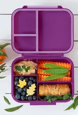LEKKABOX Lekkabox Classic Mini - Lunchbox met 3 vakken - Lila