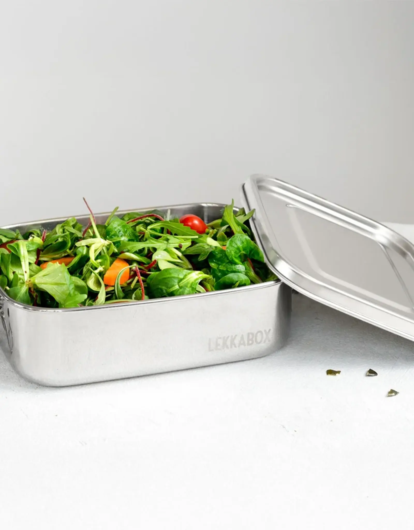 LEKKABOX Lekkabox Safe - RVS Bentobox 800ml
