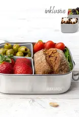 LEKKABOX Lekkabox Safe - RVS Bentobox 800ml
