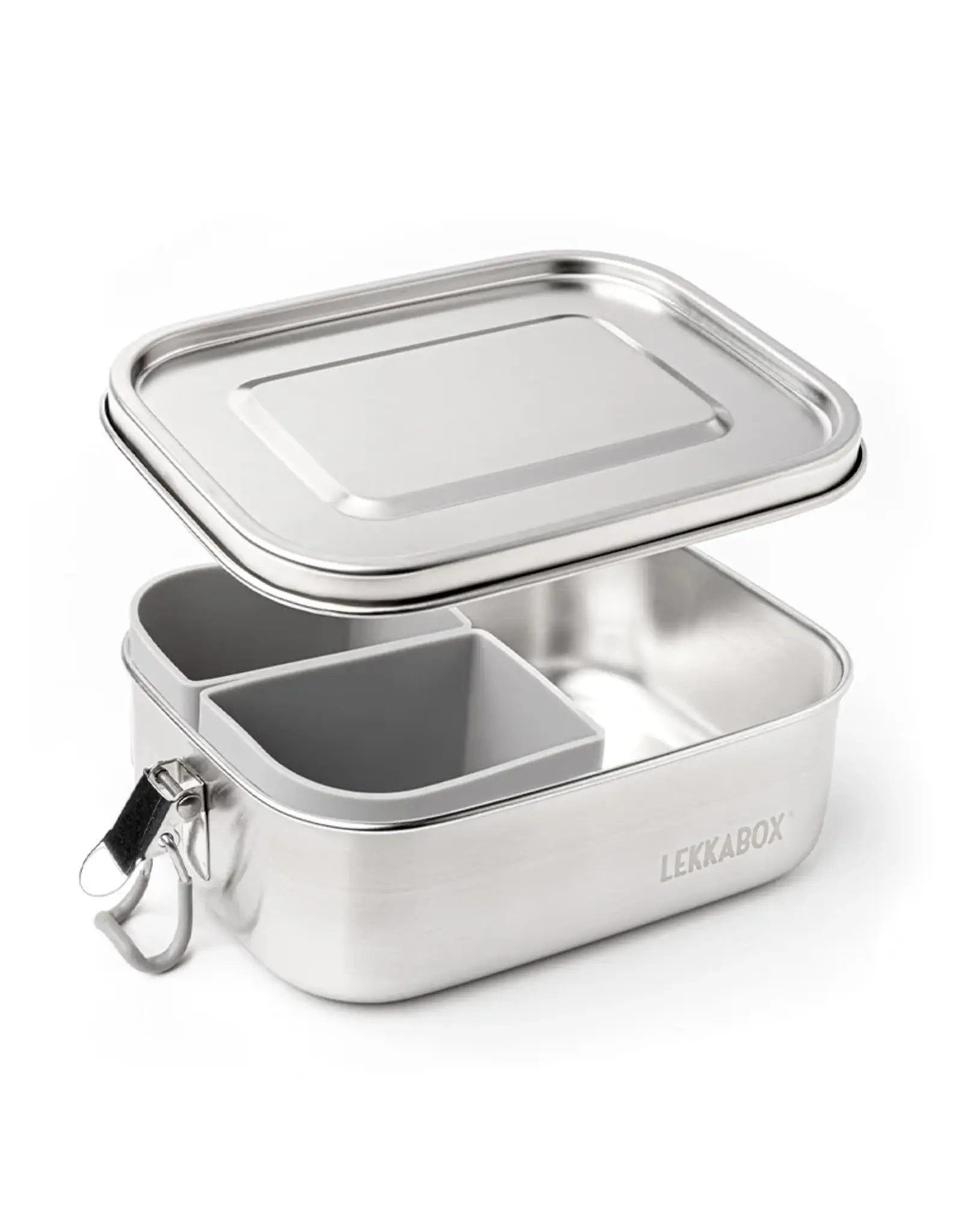 LEKKABOX Lekkabox Safe - RVS Bentobox 800ml