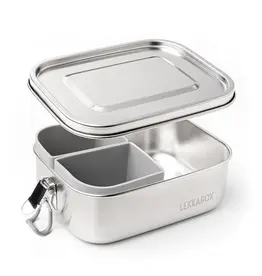 LEKKABOX Lekkabox Safe - RVS Bentobox 800ml
