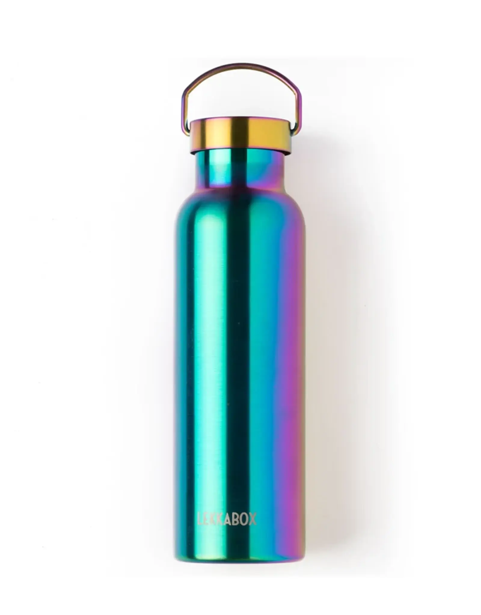 LEKKABOX Lekkabox ISO - Thermische drinkfles 600ml - Regenboog