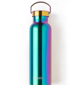 LEKKABOX Lekkabox ISO - Thermische drinkfles 600ml - Regenboog