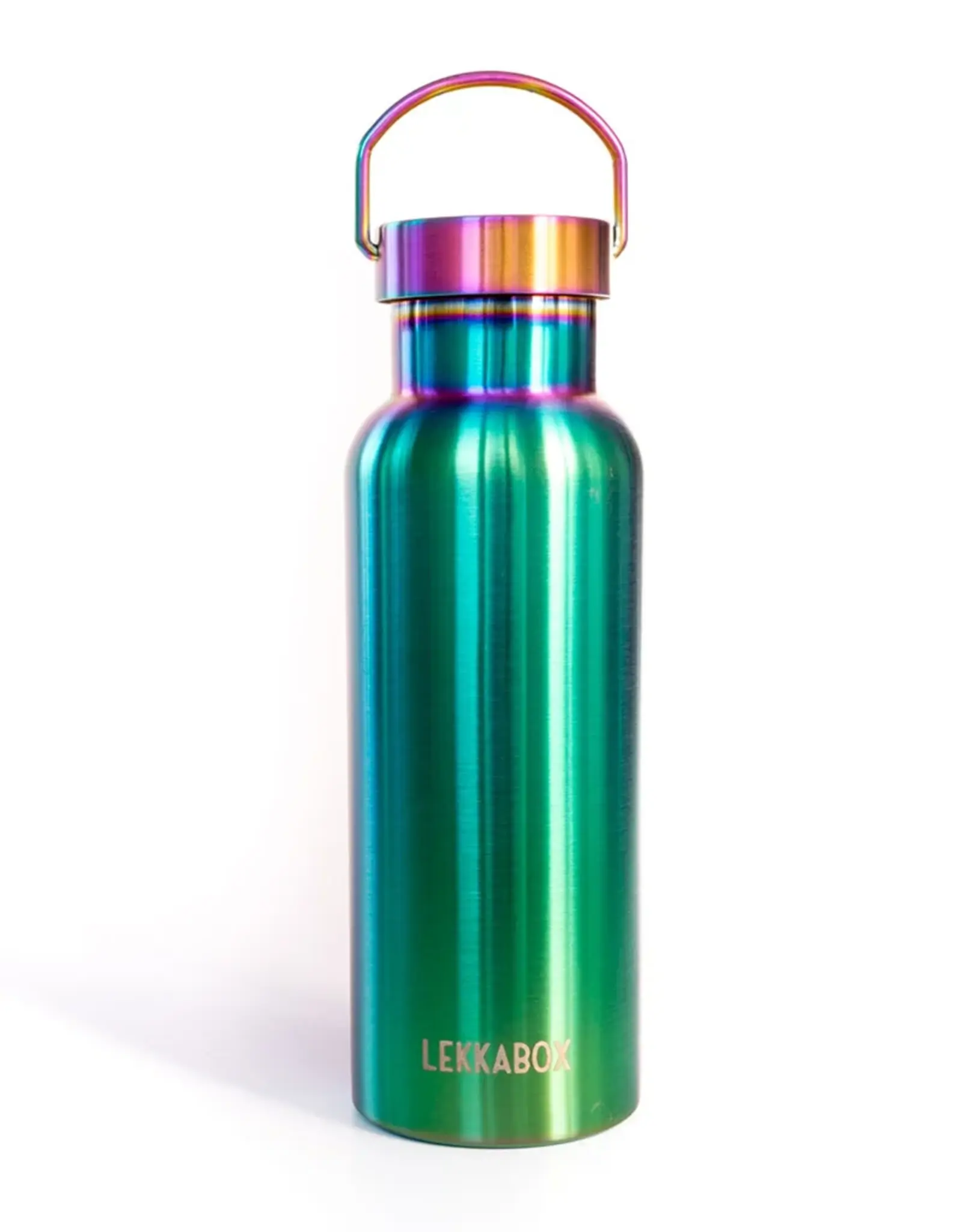 LEKKABOX Lekkabox ISO - Thermische drinkfles 600ml - Regenboog