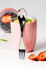 LEKKABOX Spork in RVS 19 cm - Zilver