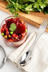 LEKKABOX Spork in RVS 19 cm - Zilver