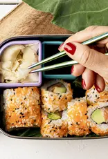 LEKKABOX Lekkabox Stix - RVS Chopsticks - Regenboog