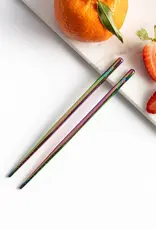 LEKKABOX Lekkabox Stix - RVS Chopsticks - Regenboog