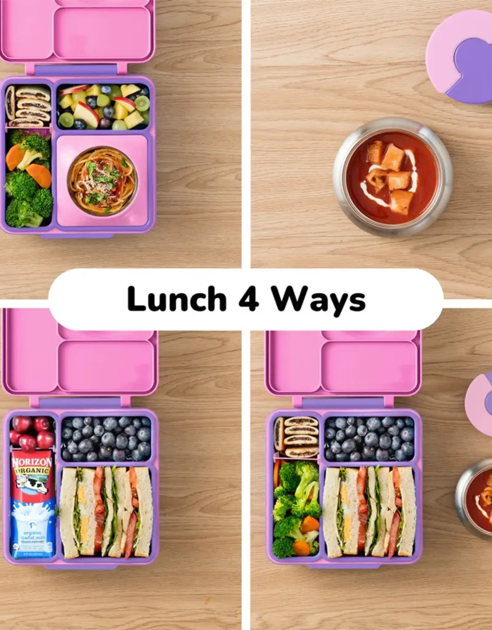 OmieLife OmieLife Bentobox - Unicorn Pink