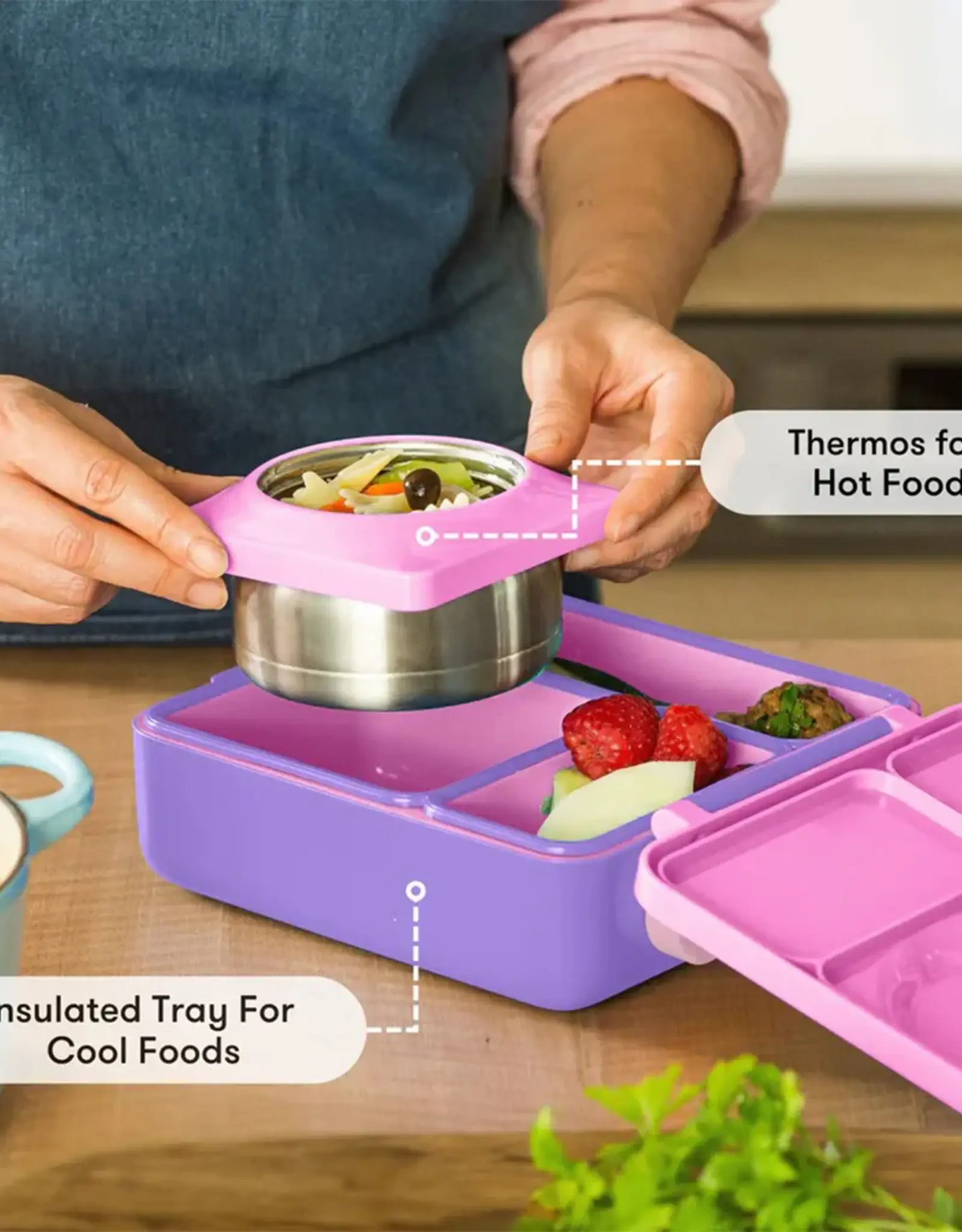 OmieLife OmieLife Bentobox - Unicorn Pink